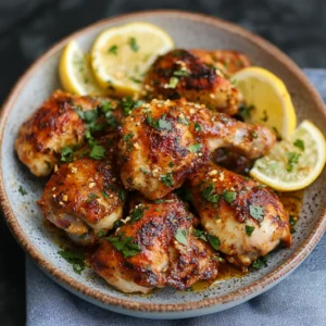 Harissa chicken with couscous and herbs, a North African-inspired spicy dish.