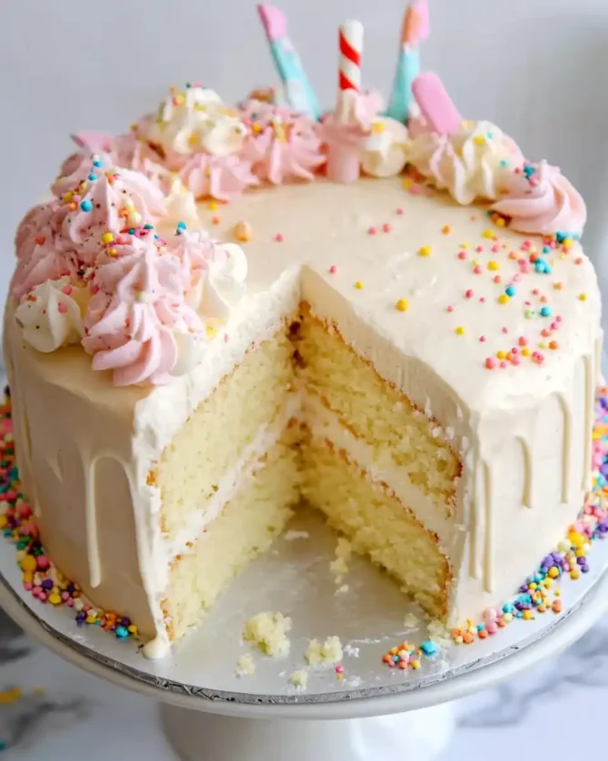 Vanilla Cake Recipe (4)